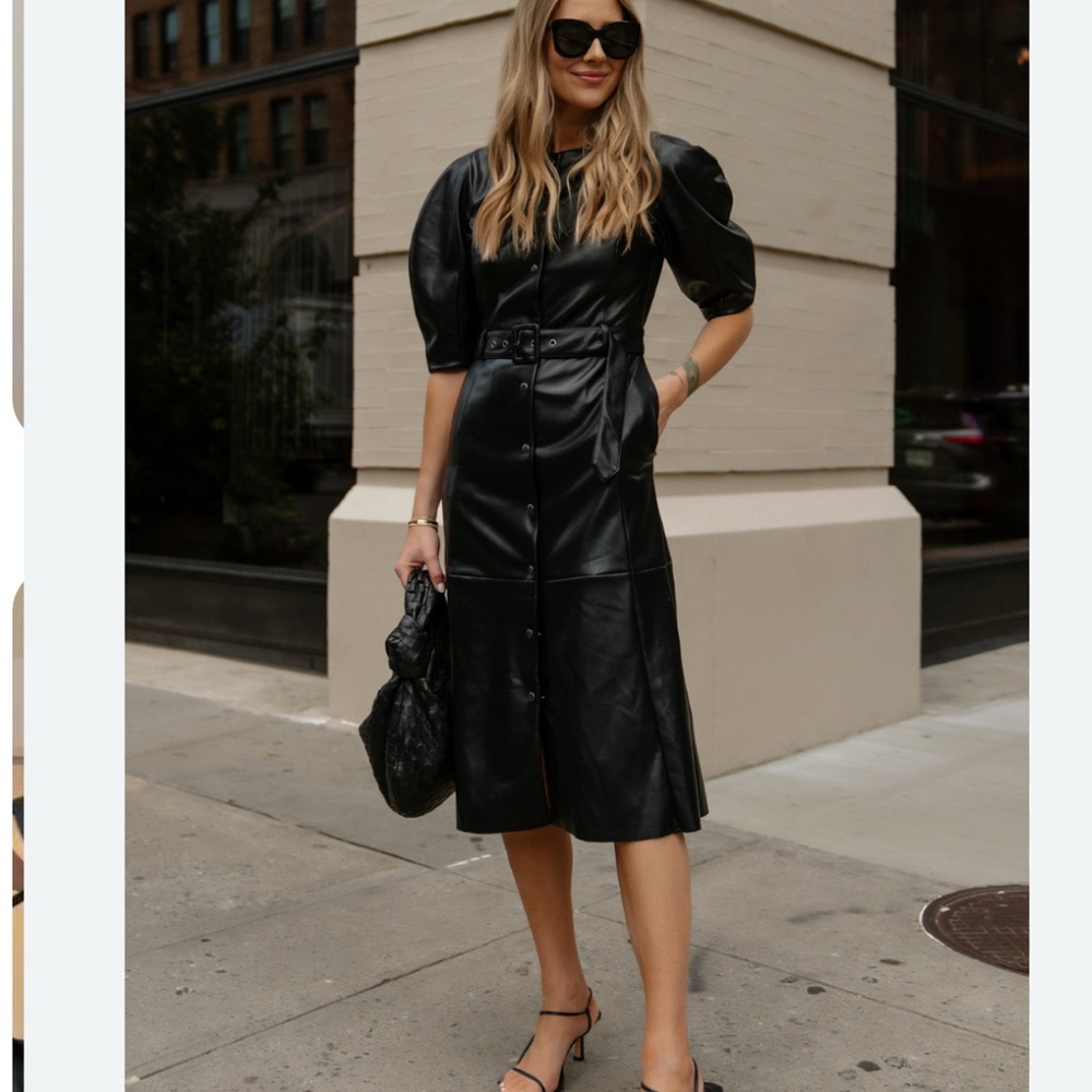 Mayson The Label Vegan Black Midi Dress